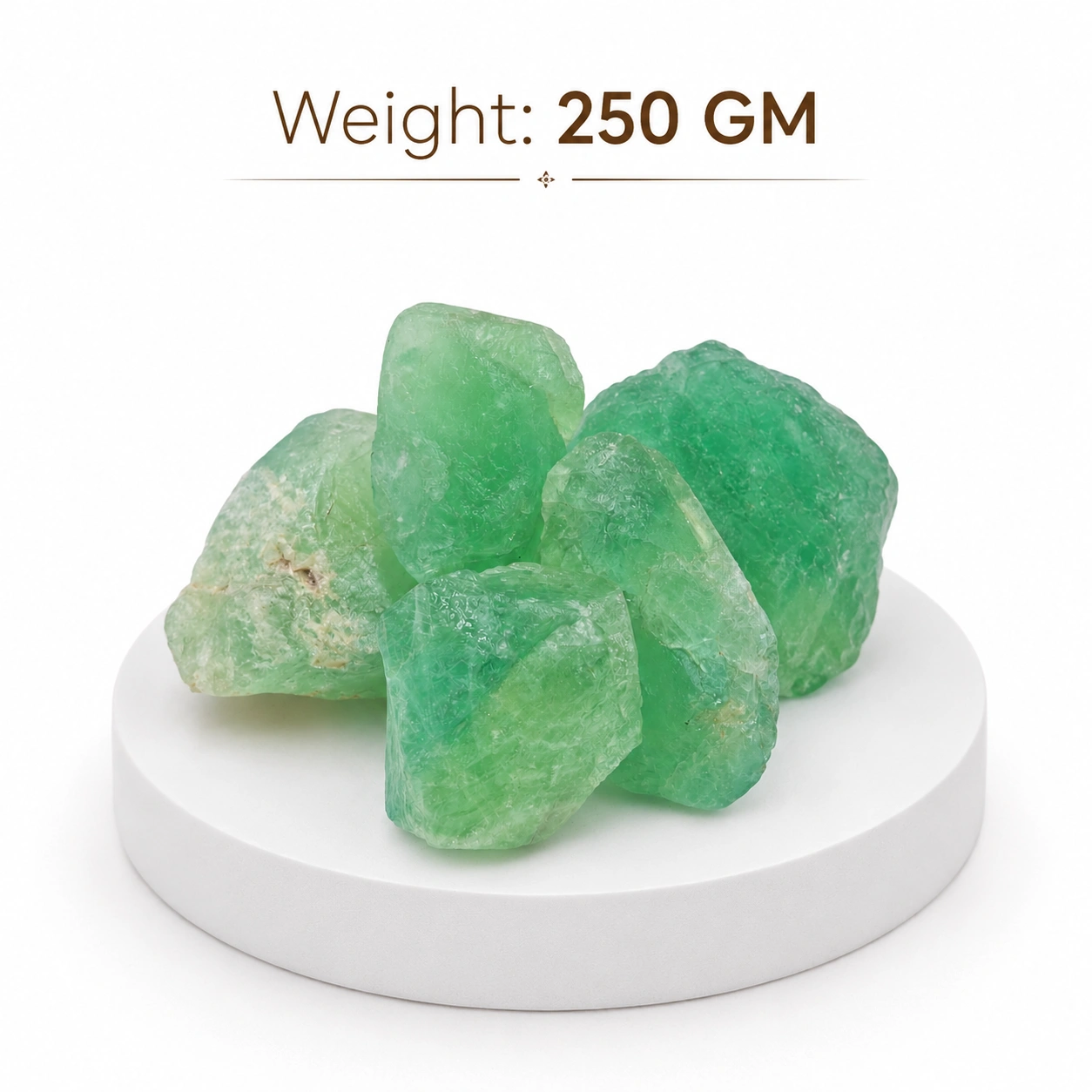Natural Green Fluorite Raw Stone - Rough Crystal Gemstone for Home Decor, Collection & Gifting
